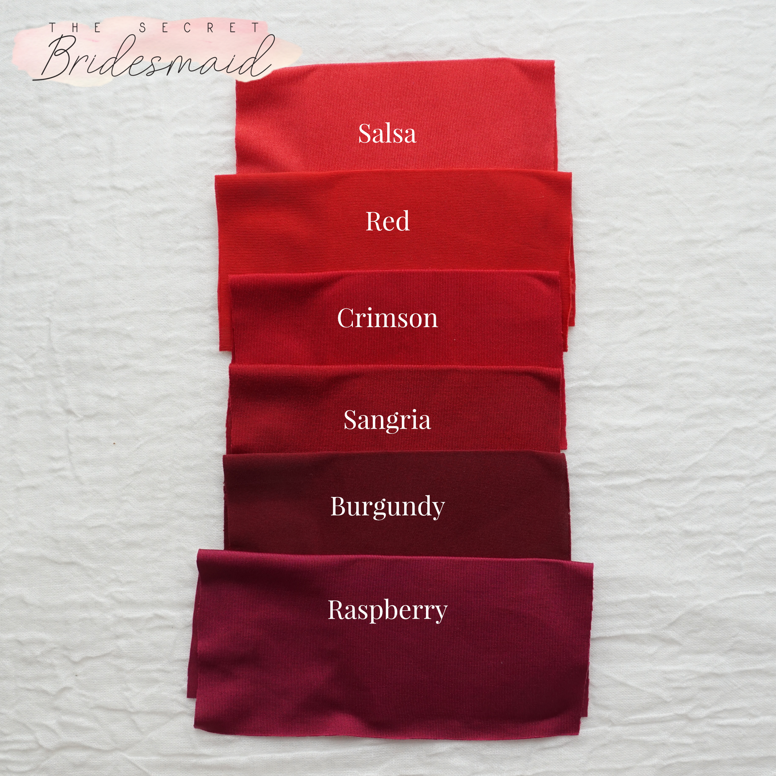 Red Colour Swatches for Multiway Dresses