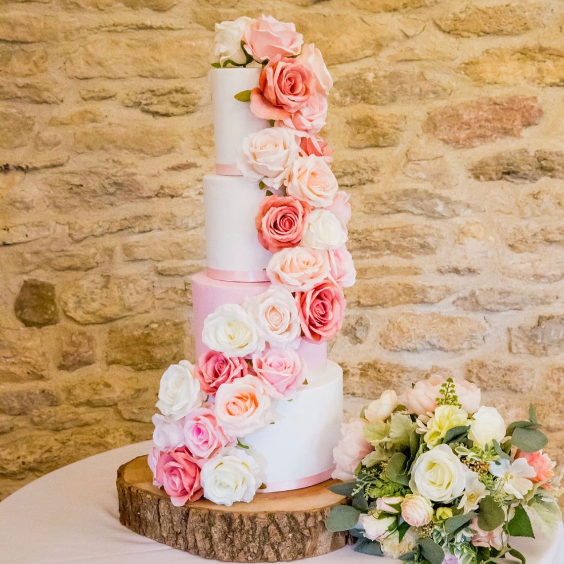 Fake wedding cake